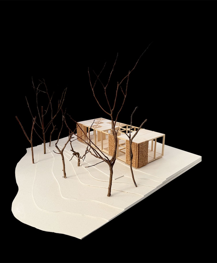 Maqueta. Casa Bosc por Ágora Arquitectura.