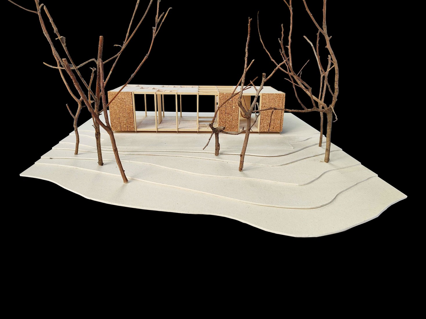 Maqueta. Casa Bosc por Ágora Arquitectura.