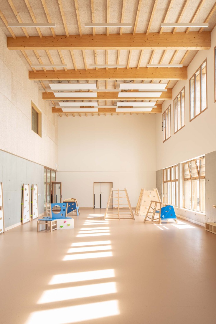 School in Marly by Archi5 + Bureau Face B. Photograph by Louis Duboys Fresney.