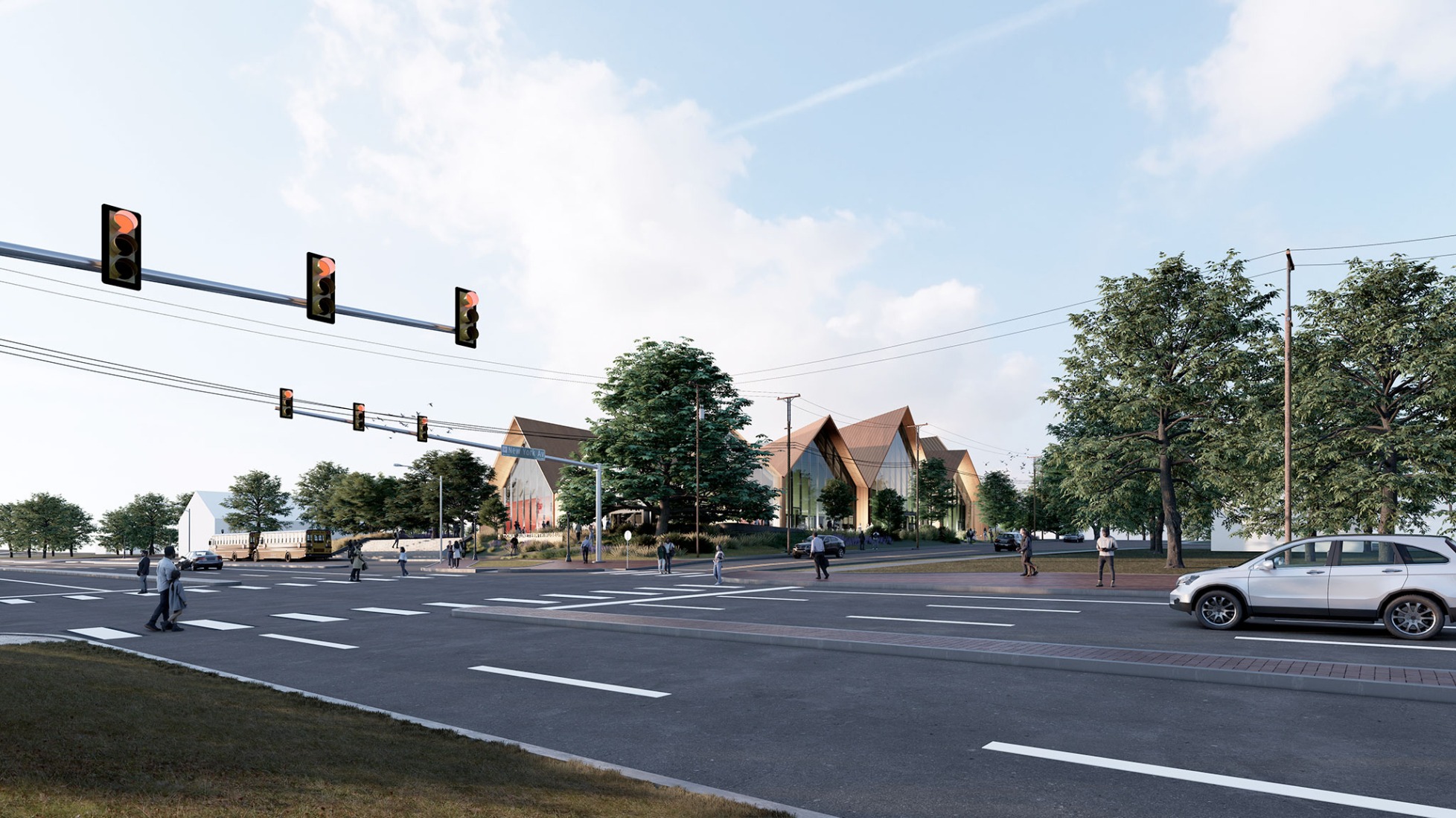 National Juneteenth Museum by BIG. Rendering by Plomp.