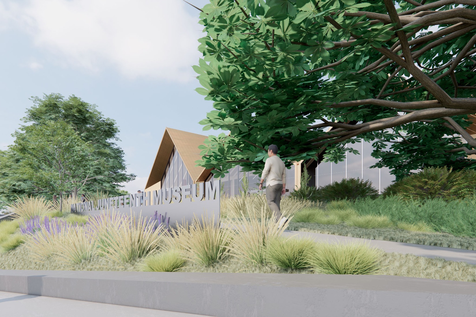 National Juneteenth Museum by BIG. Rendering by Plomp.