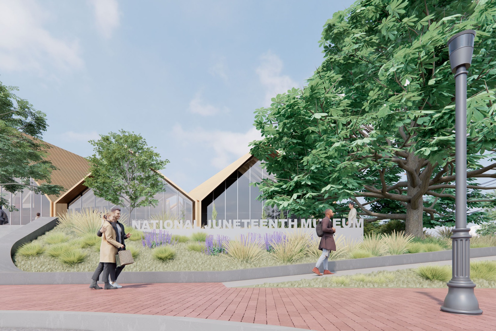 National Juneteenth Museum by BIG. Rendering by Plomp.