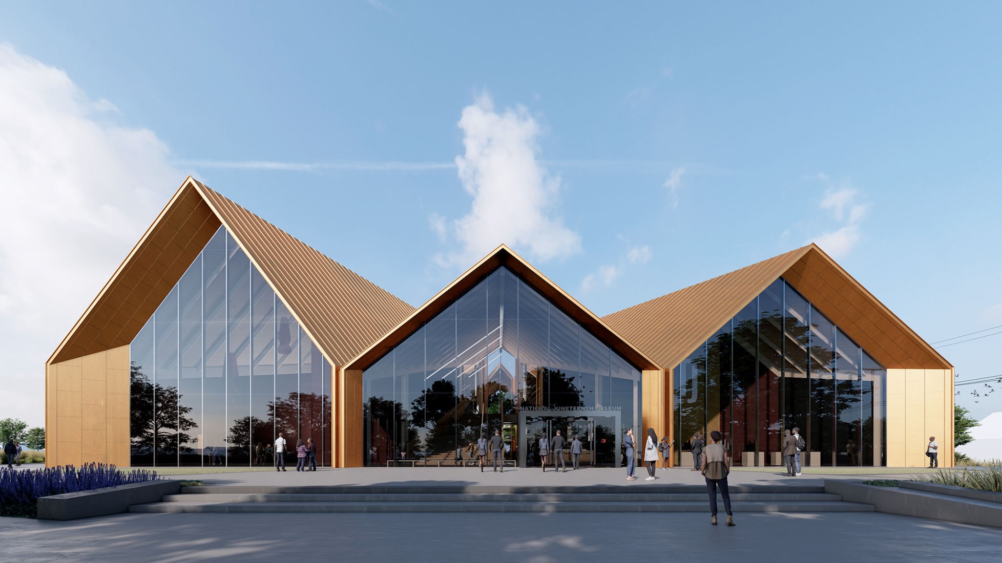 National Juneteenth Museum by BIG. Rendering by Plomp.
