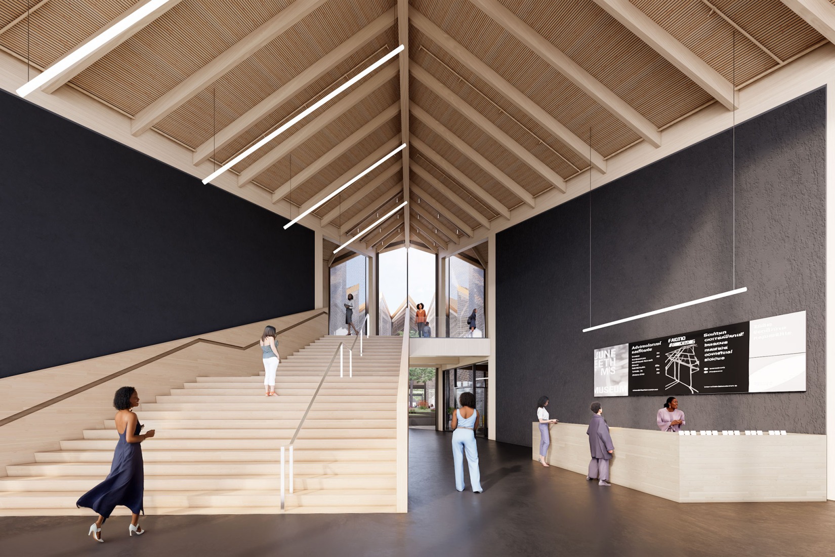 National Juneteenth Museum by BIG. Rendering by Plomp.