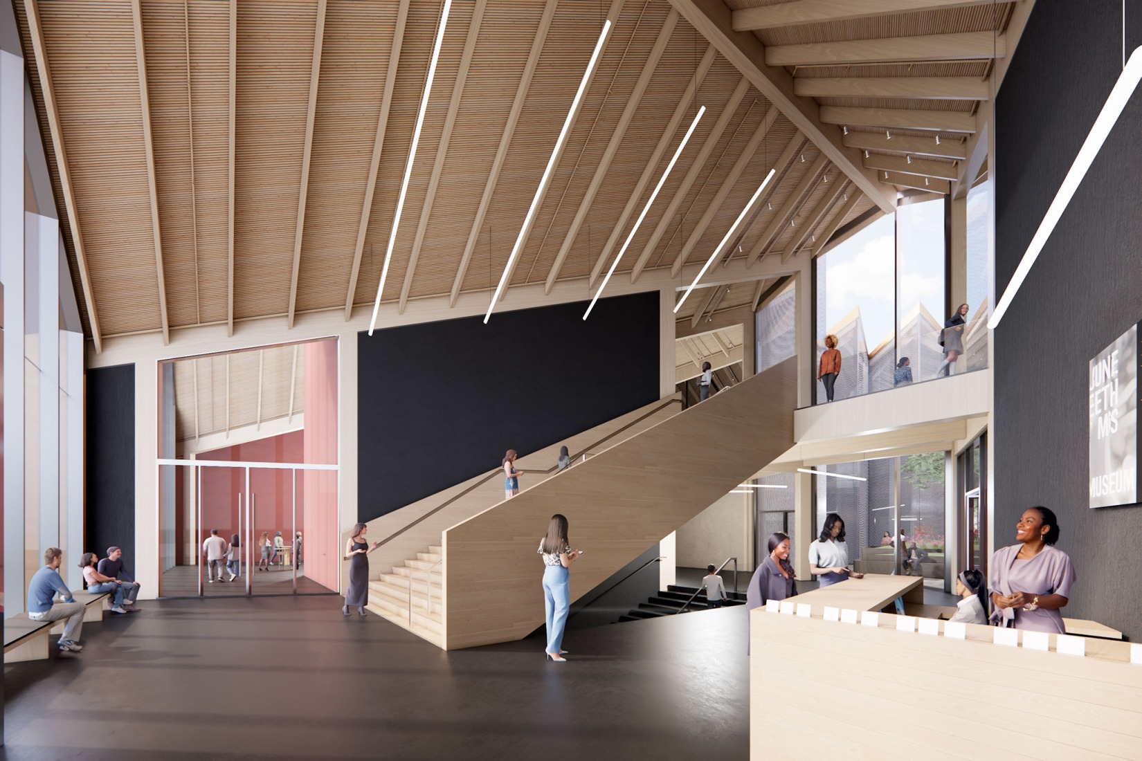 National Juneteenth Museum by BIG. Rendering by Plomp.