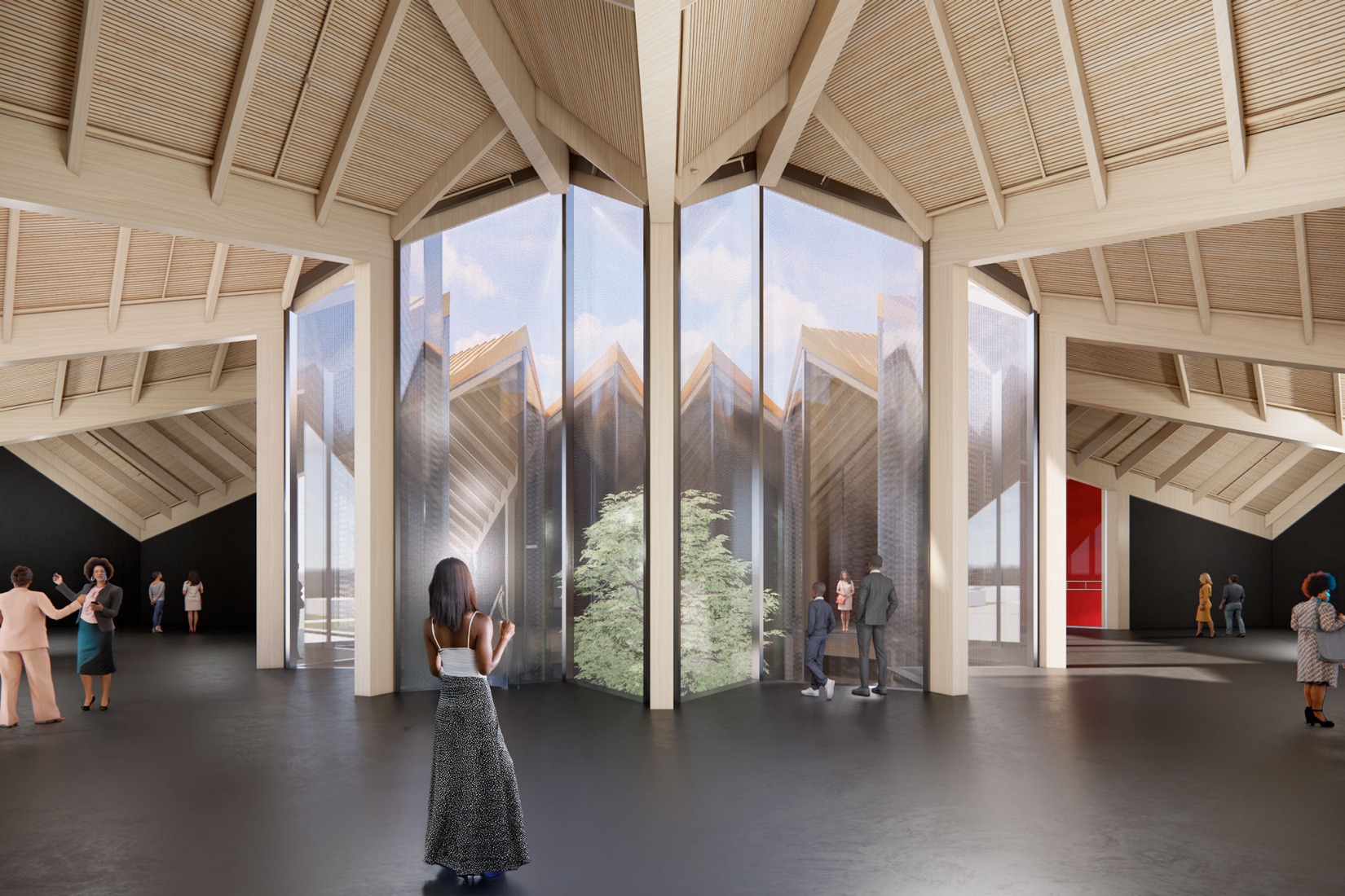 National Juneteenth Museum by BIG. Rendering by Plomp.