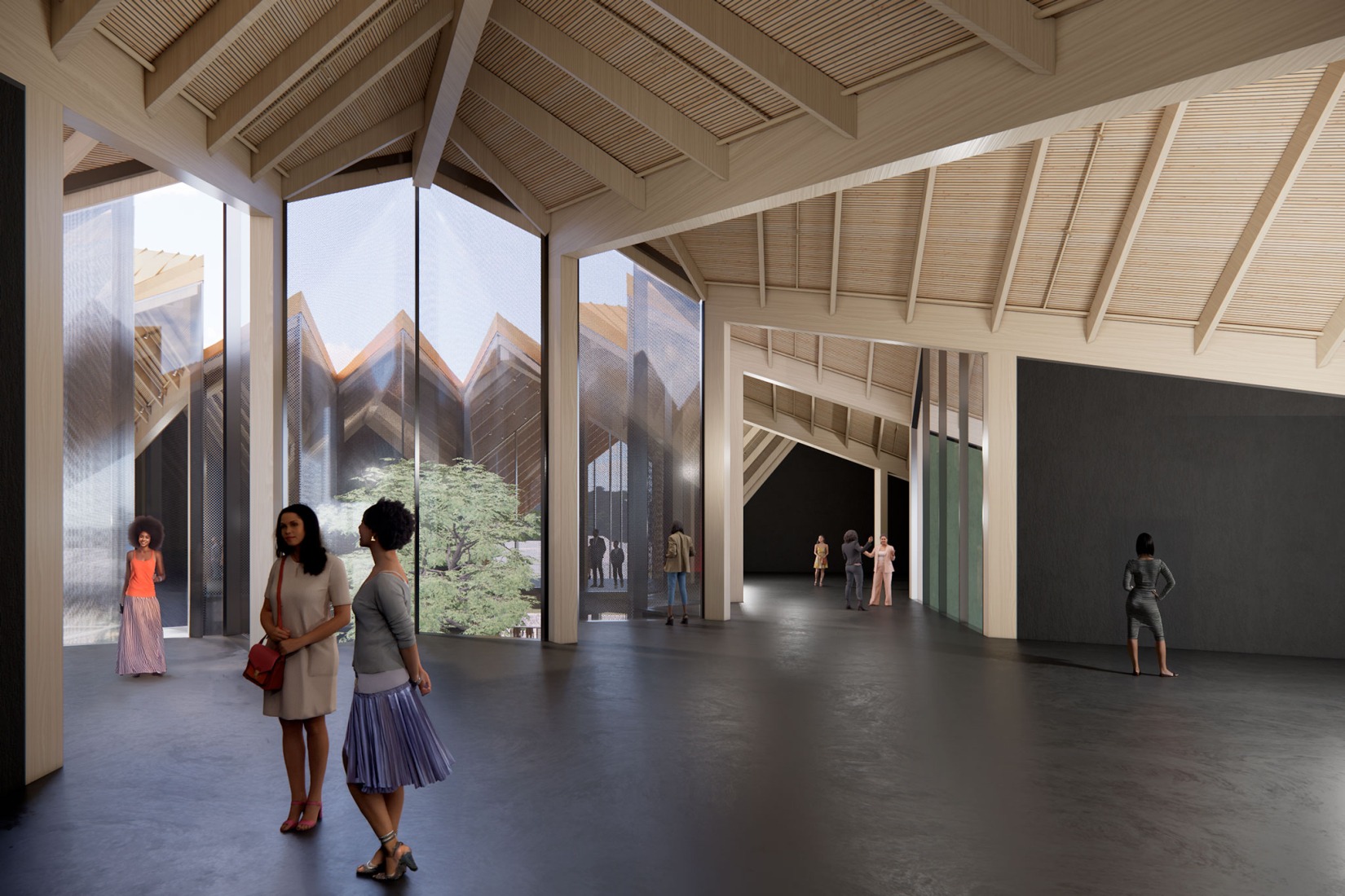 National Juneteenth Museum by BIG. Rendering by Plomp.