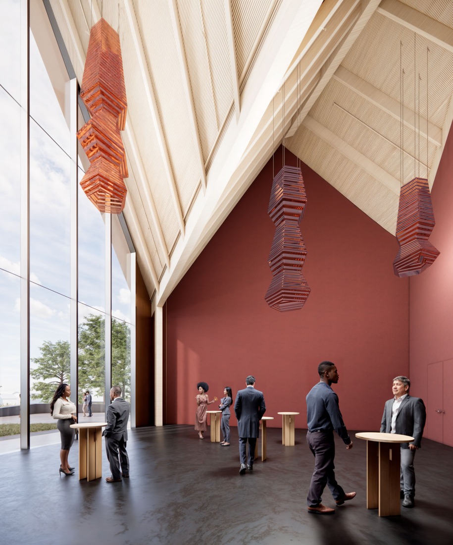 National Juneteenth Museum by BIG. Rendering by Plomp.