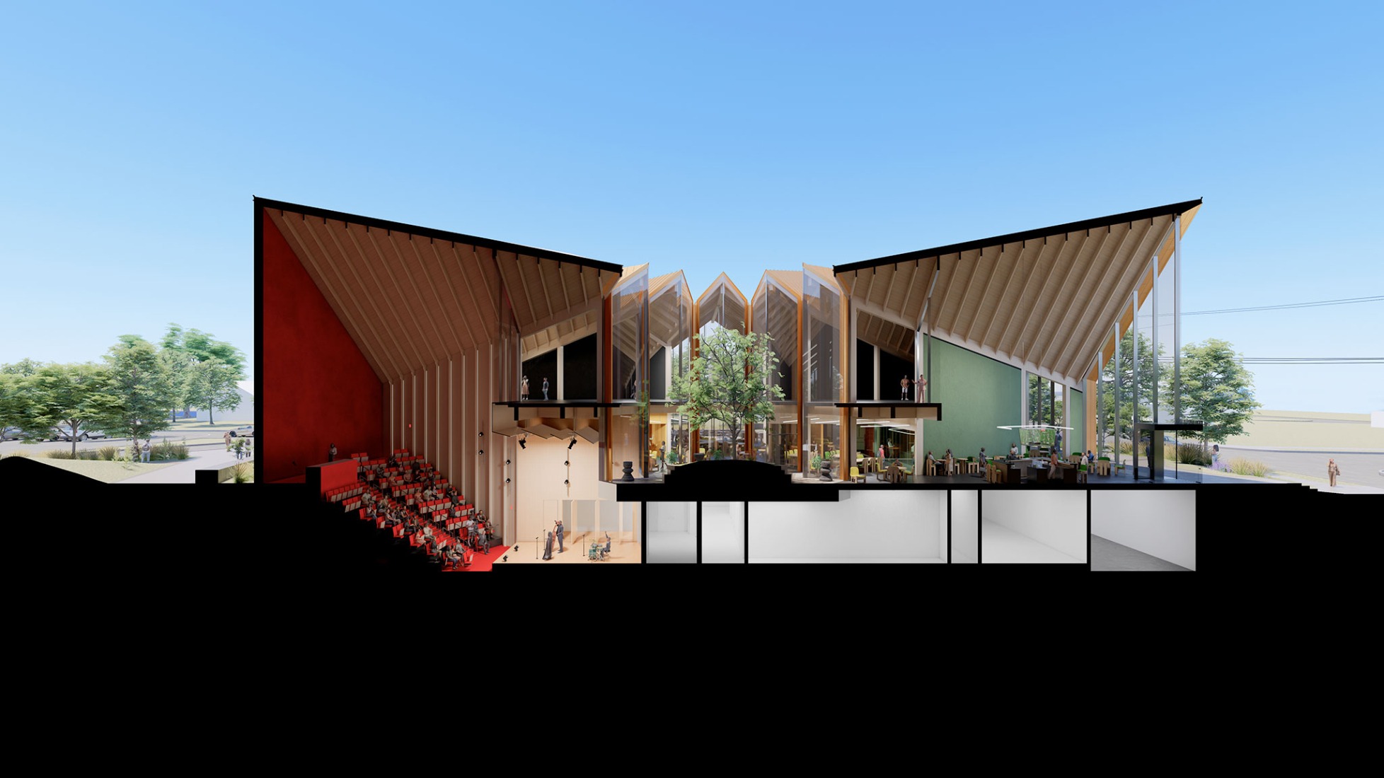 National Juneteenth Museum by BIG. Rendering by Plomp.