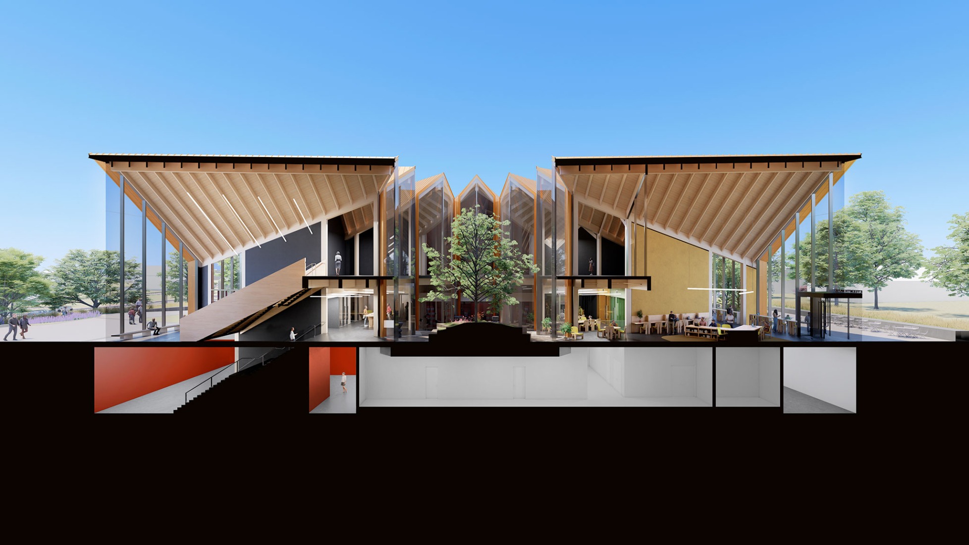 National Juneteenth Museum by BIG. Rendering by Plomp.