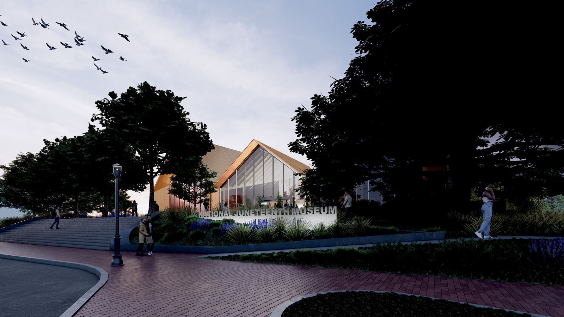 National Juneteenth Museum by BIG. Rendering by Plomp.
