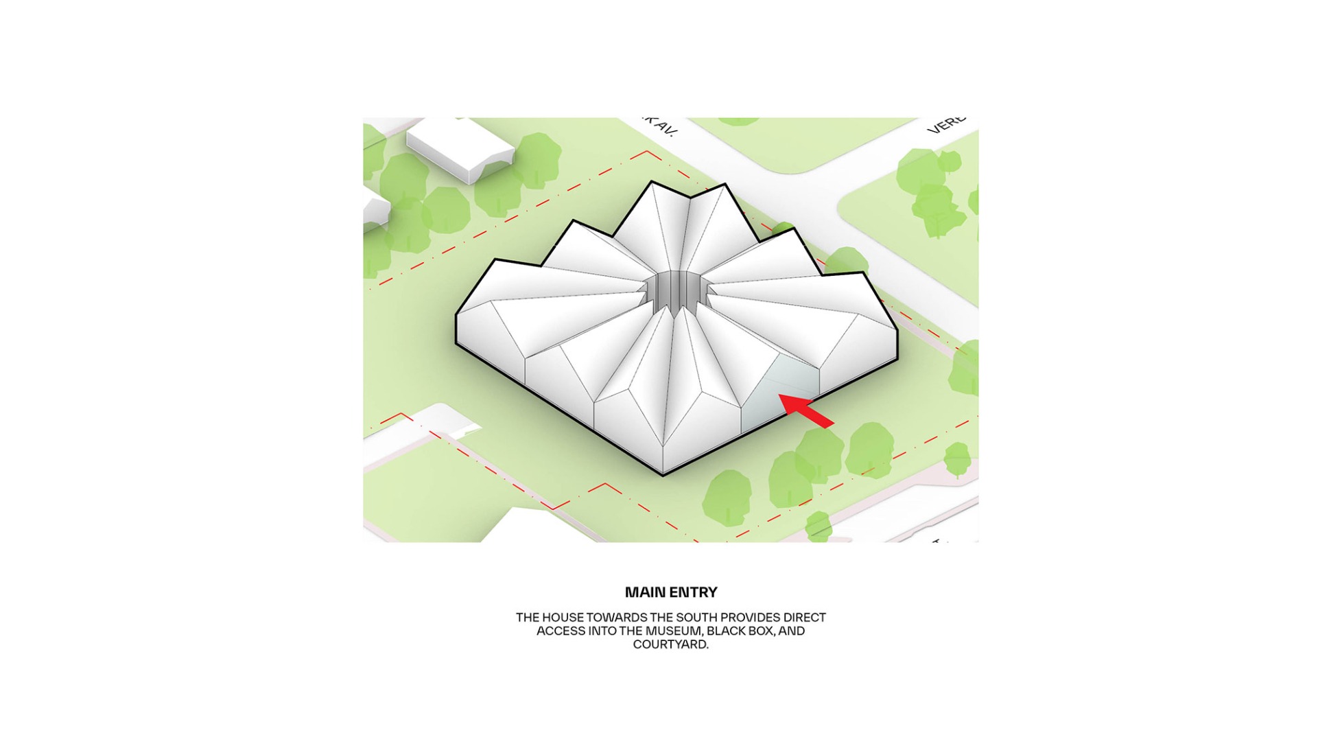 Diagram. National Juneteenth Museum by BIG.