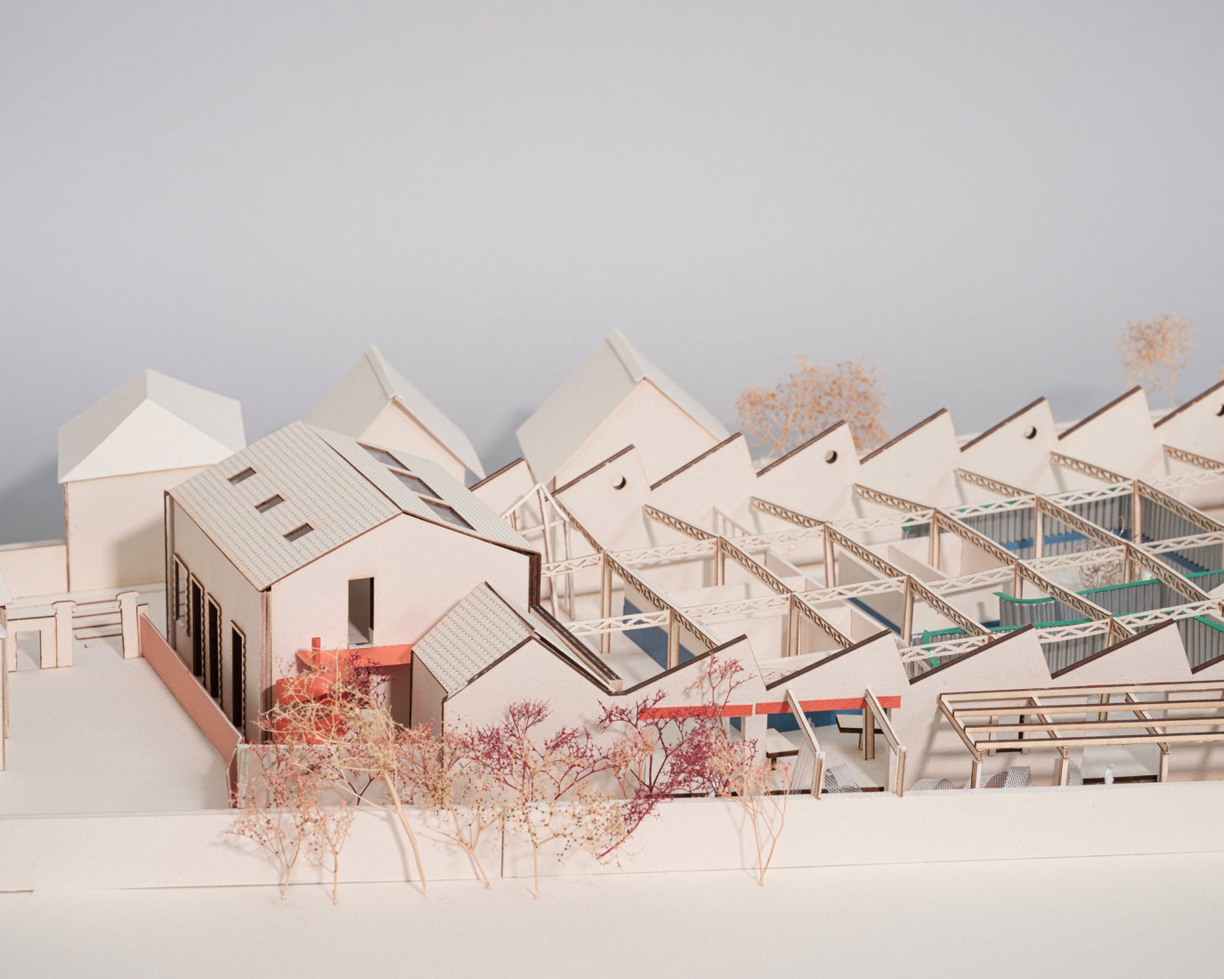 Model. Bernie Hall, Digital arts center by Graal.