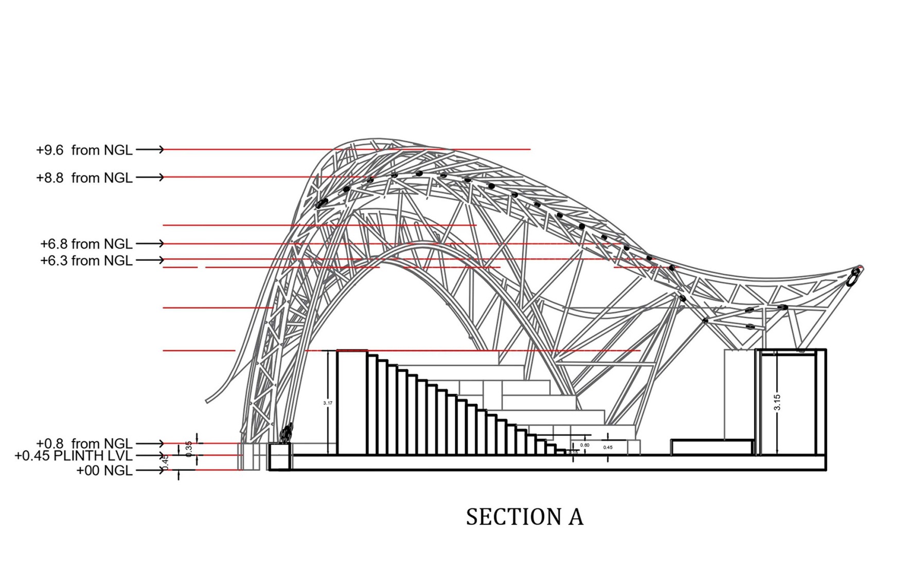 Section A. Maestro Ilaiyaraaja Music Center by Ekarth Studio.