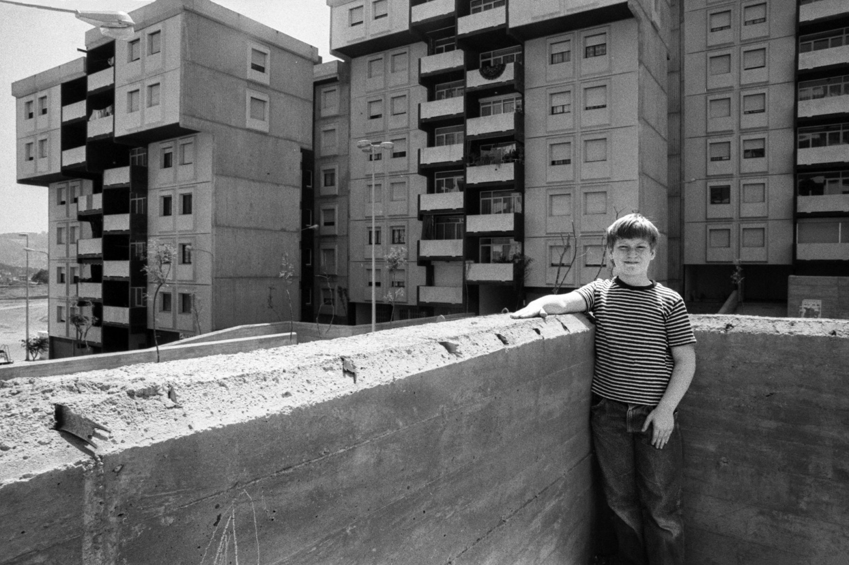 The former Canyelles housing complex—now the Canyelles neighborhood—in 1978. Photograph by Pepe Encinas.