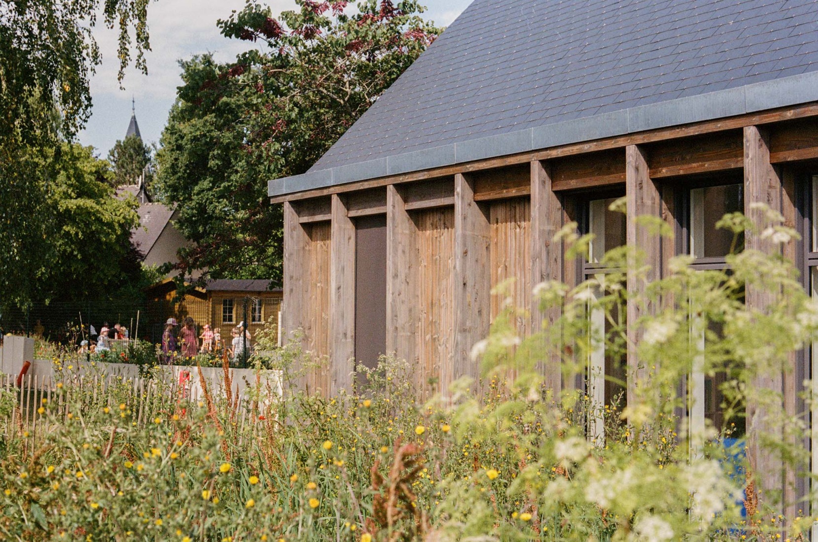 La Madeleine After-School Care Service by Fréquence Architecture. Photograph by Fréquence.
