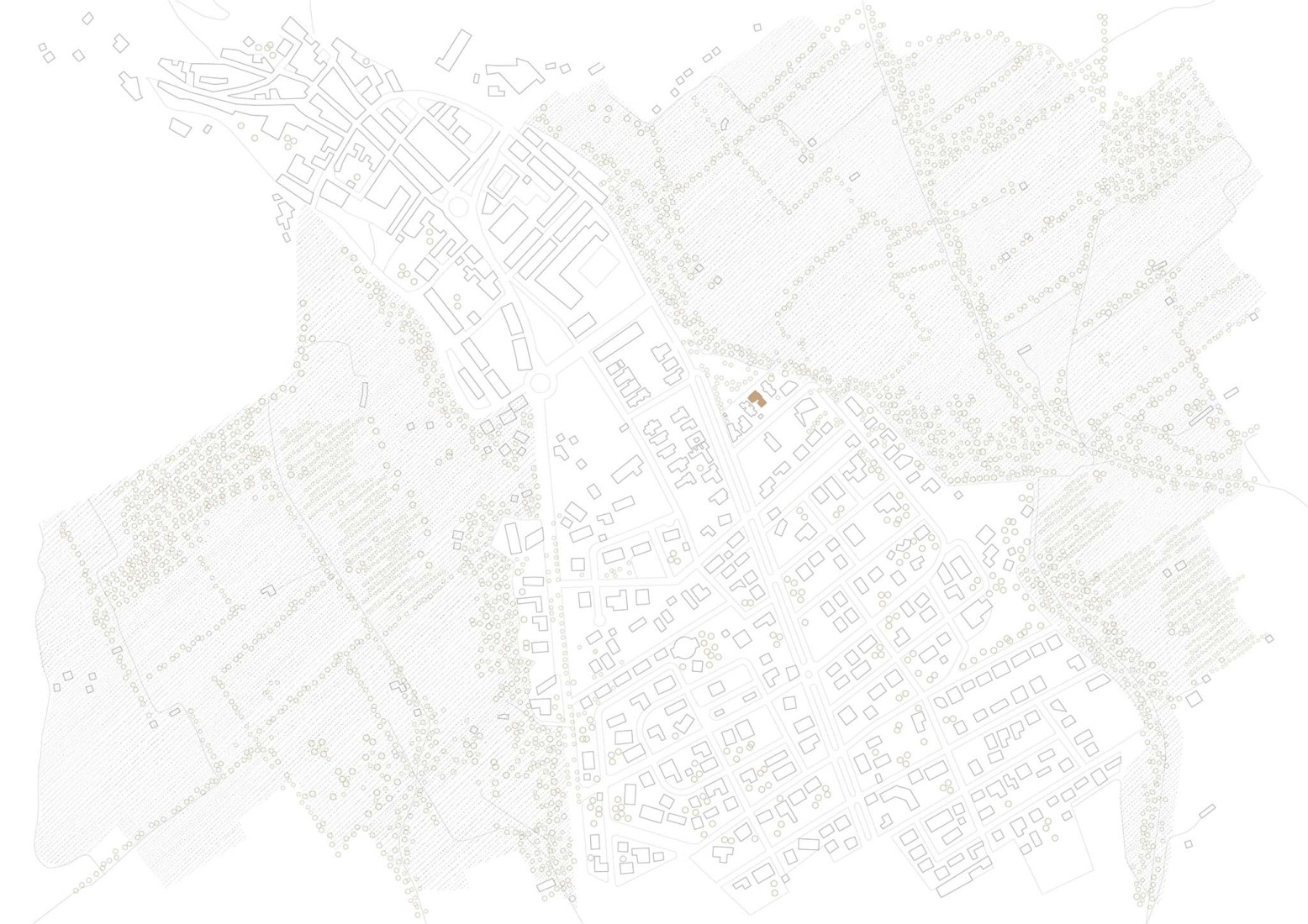 Site plan. Lambda House by Guillem Carrera. 