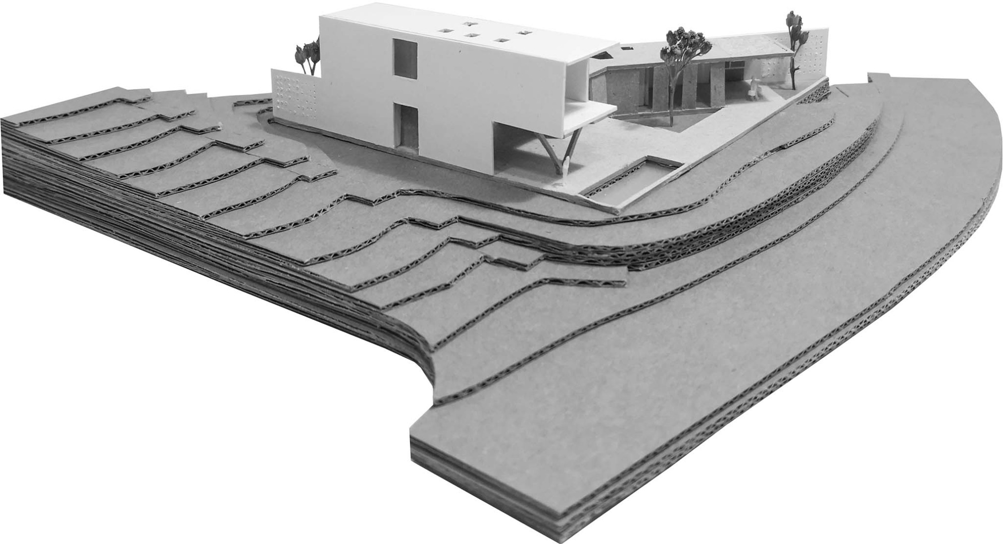 Maqueta. Casa Maridia por Guillem Carrera.