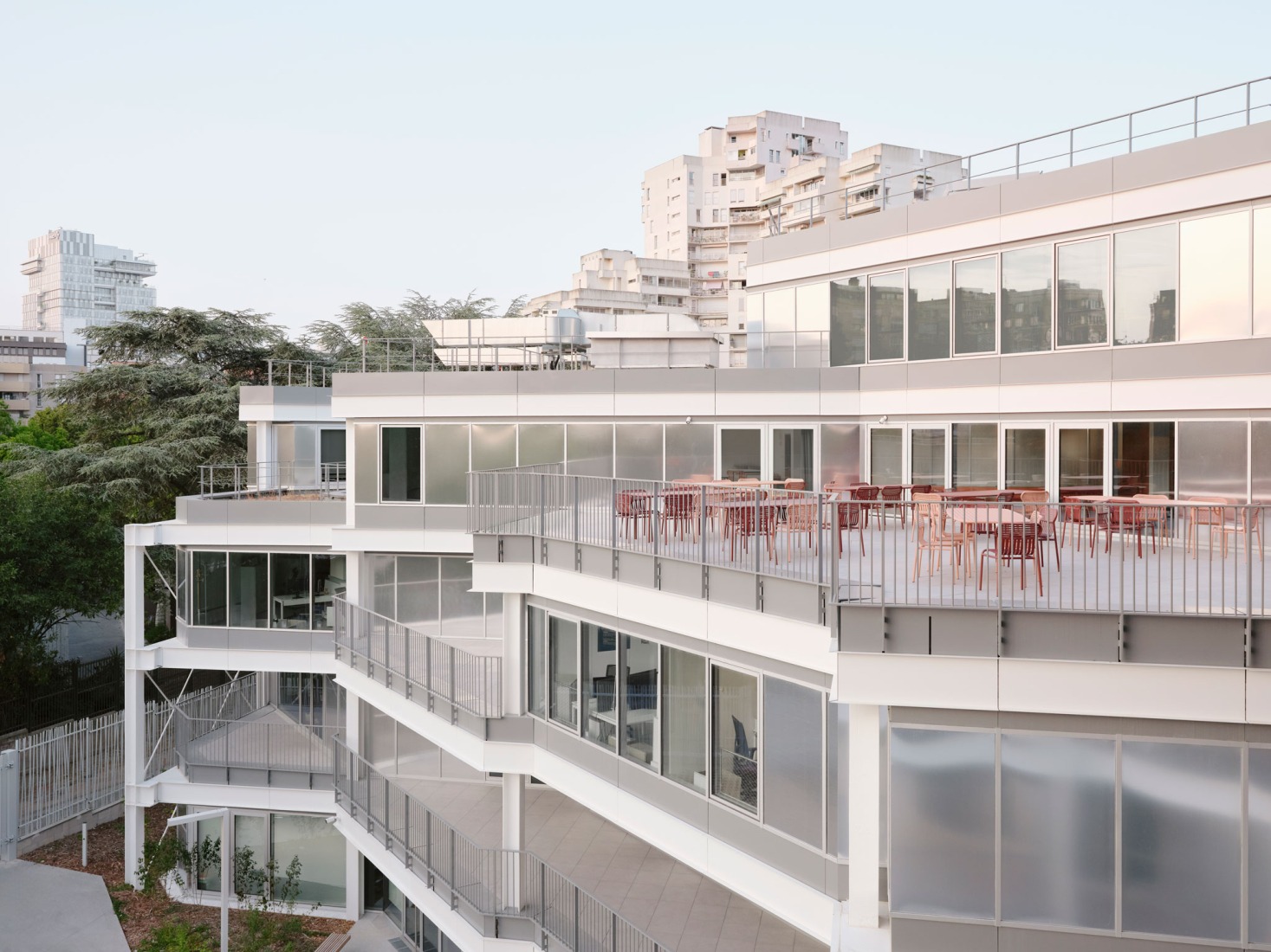 Campus du Parc by It's architecture. Photograph by Francesca Iove.