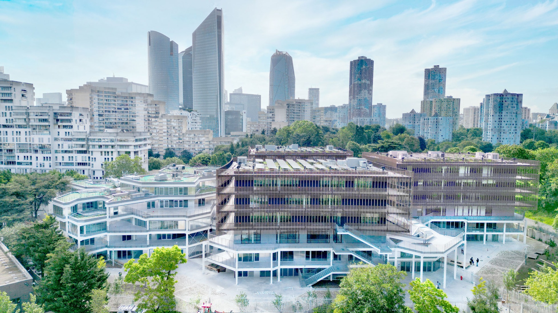 Campus du Parc by It's architecture. Photograph by Francesca Iove.