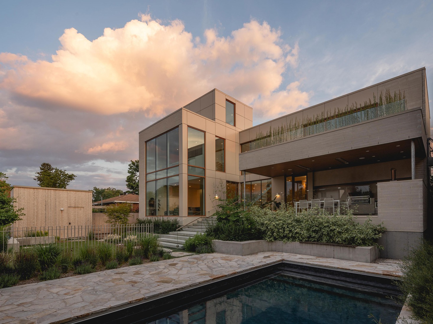 "The Lens" by MU Architecture. Photograph by Raphaël Thibodeau.