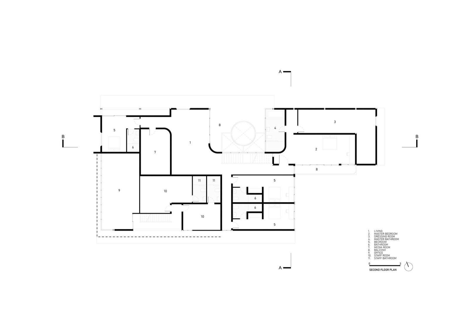 First floor plan. H168 House by Only Human.