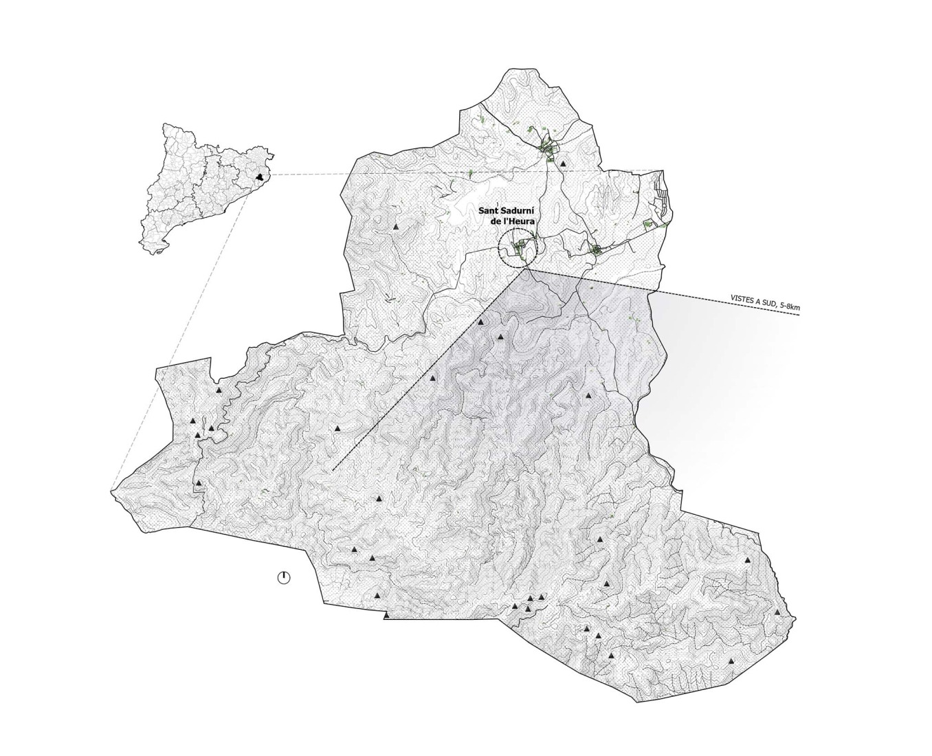 Site plan. LX House by SAU Taller d'Arquitectura.