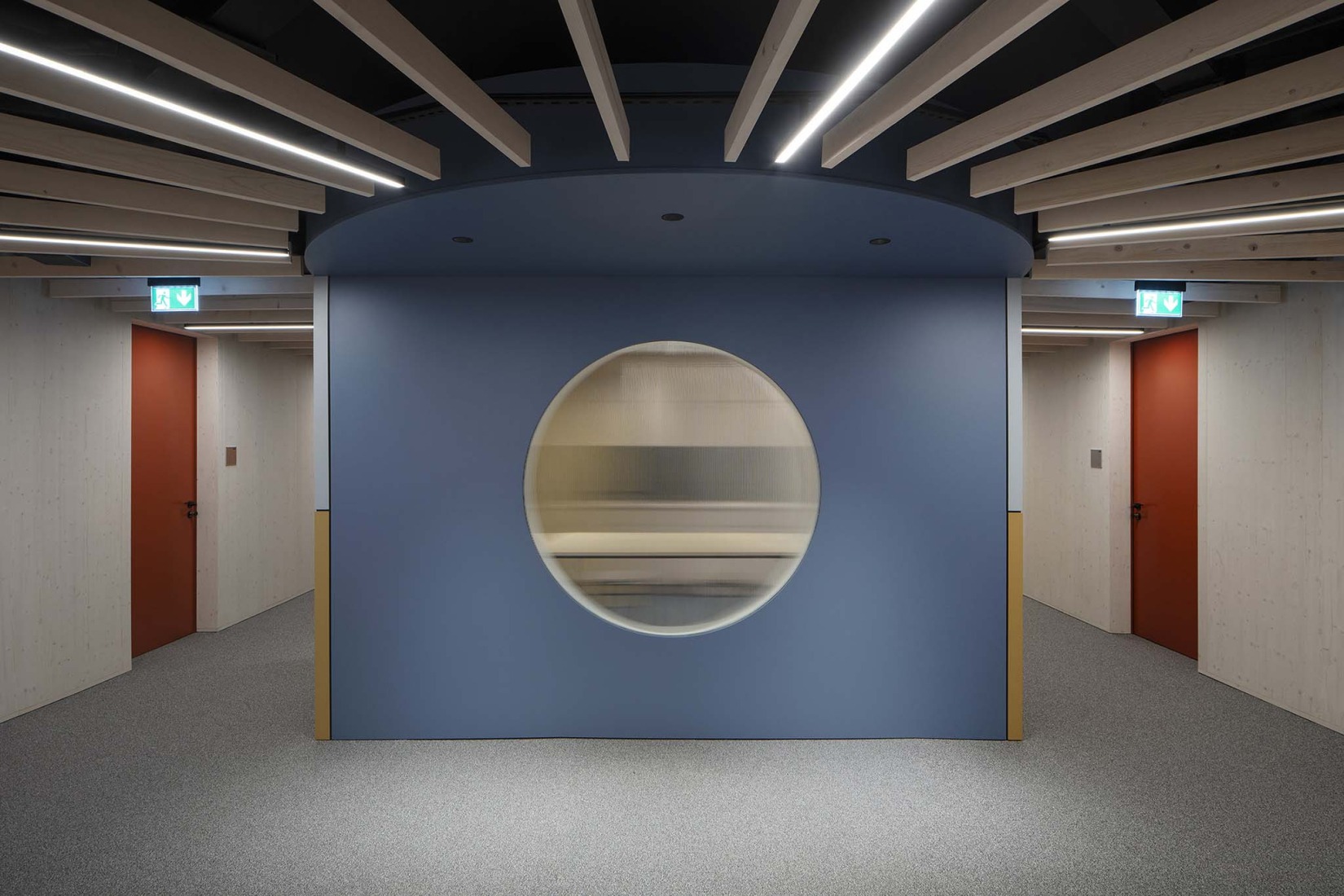 Office Building for Federal Authorities at the Spreebogen by Sauerbruch Hutton. Photograph by Jan Bitter.