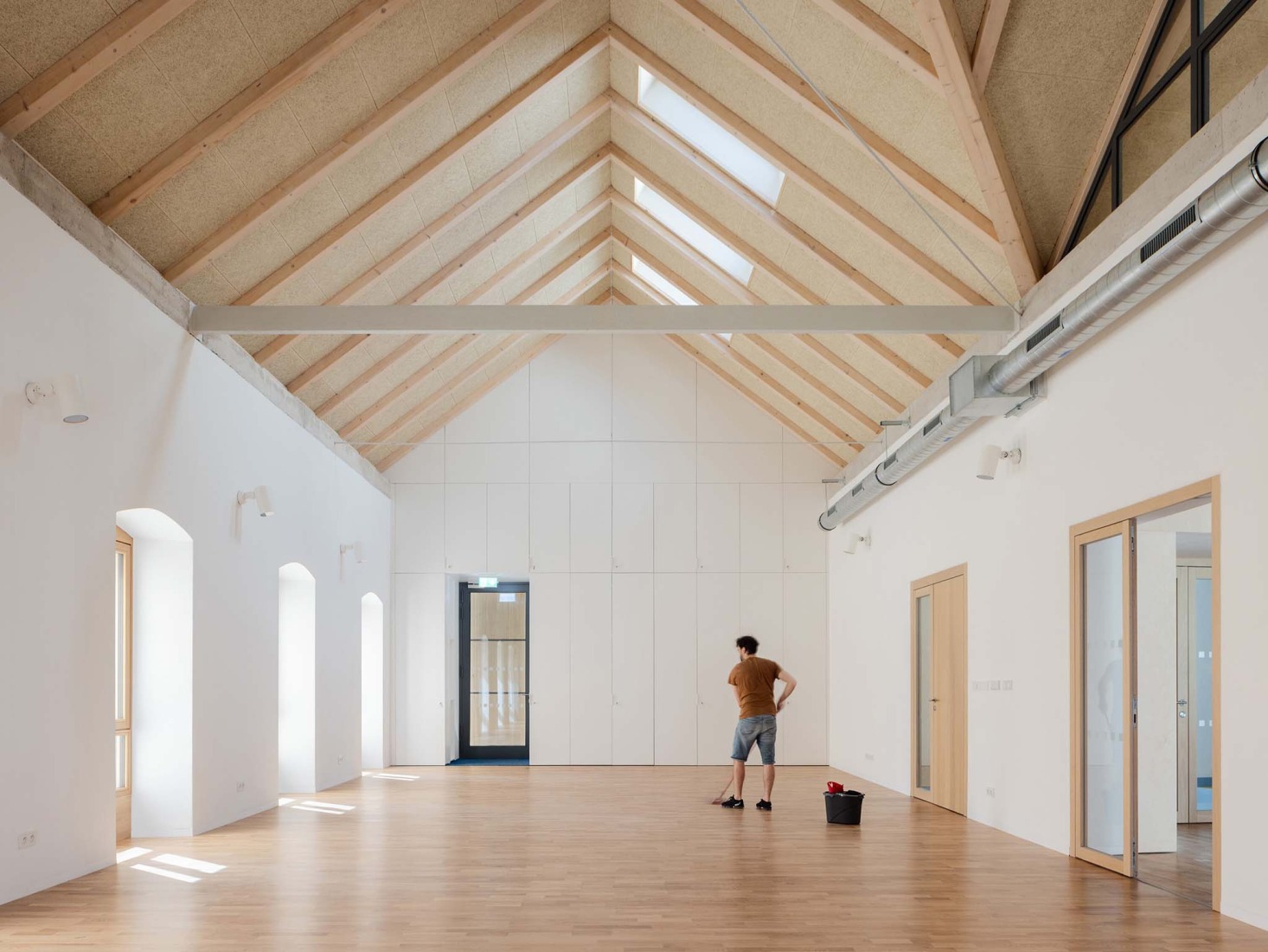Stará hasička Cultural and Community Centre by Schwerpunkt. Photograph by Matej Hakár.
