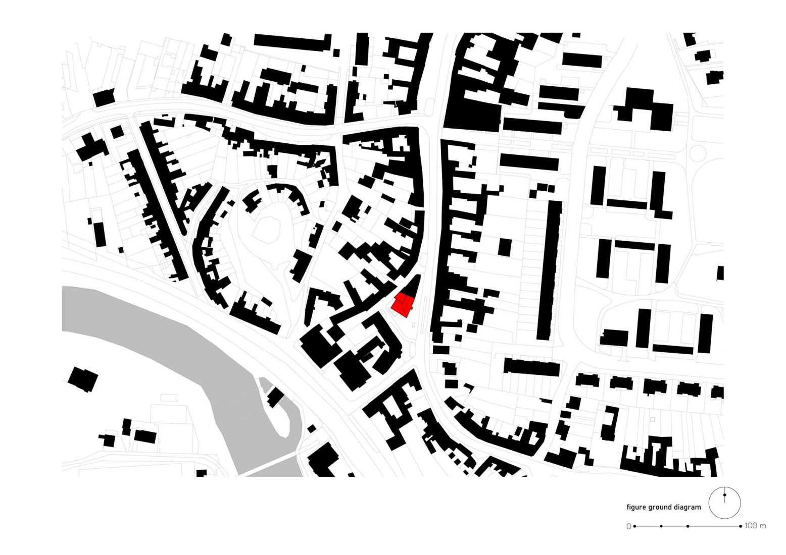Diagram. Stará hasička Cultural and Community Centre by Schwerpunkt.