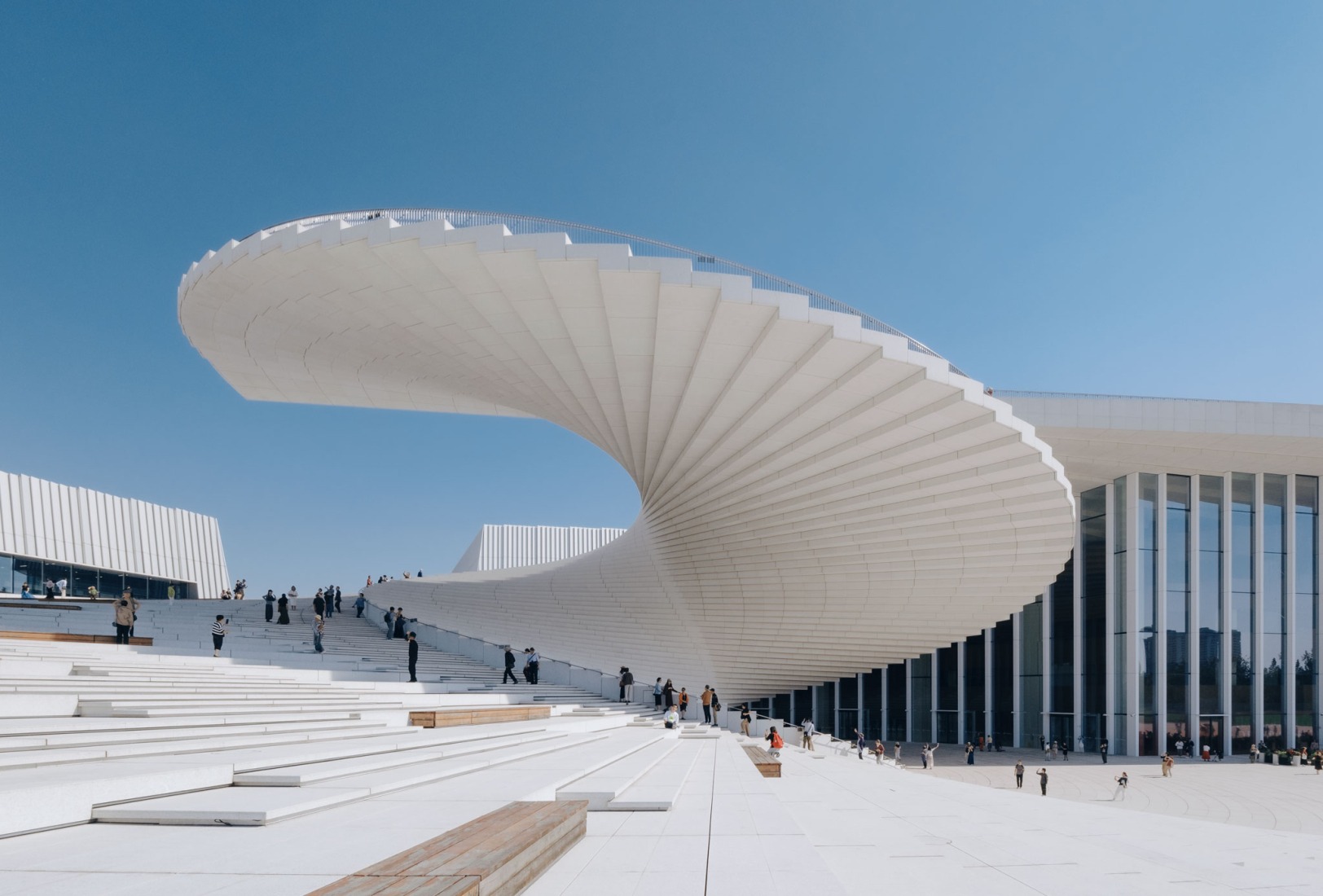 Shanghai Grand Opera House by Snøhetta. Photograph by Yumeng Zhu.