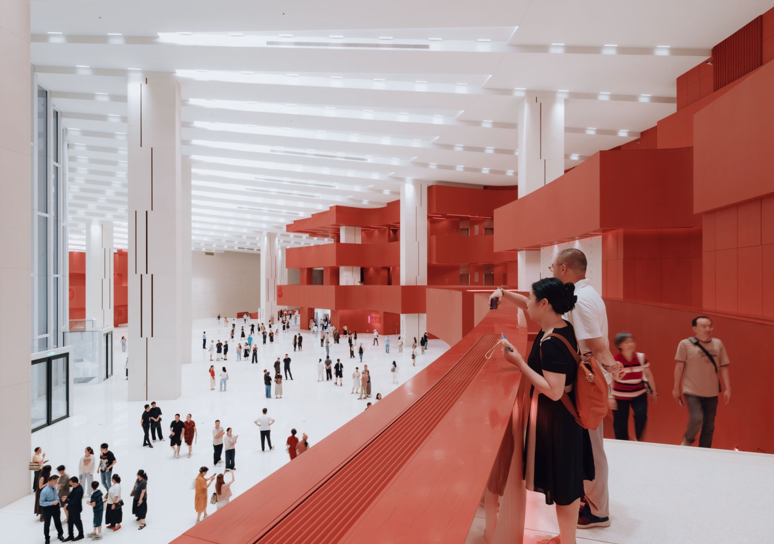 Shanghai Grand Opera House by Snøhetta. Photograph by Yumeng Zhu.