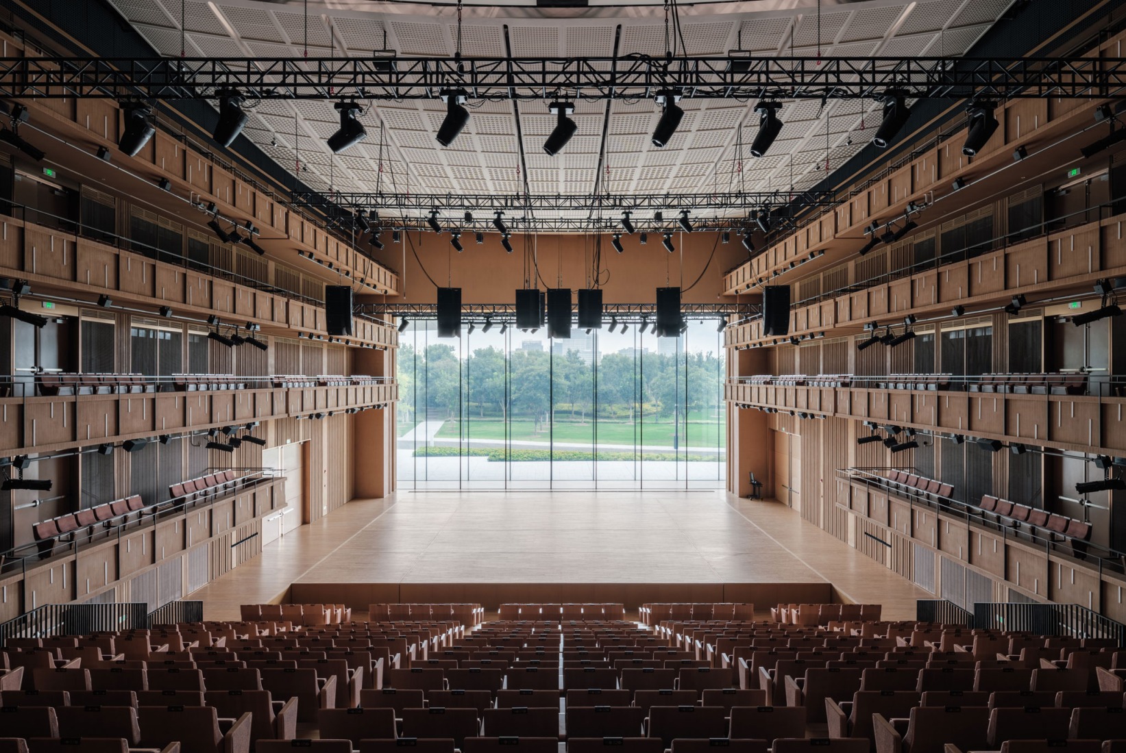 Shanghai Grand Opera House by Snøhetta. Photograph by Chen Hao.