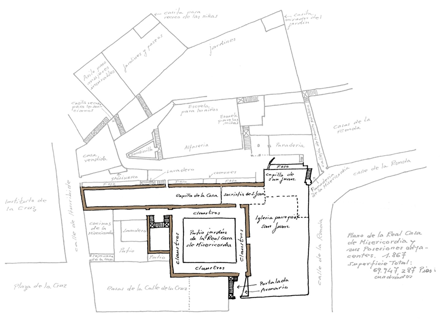 Original plan from 1867. Courtesy of Vaillo + Architects. 
