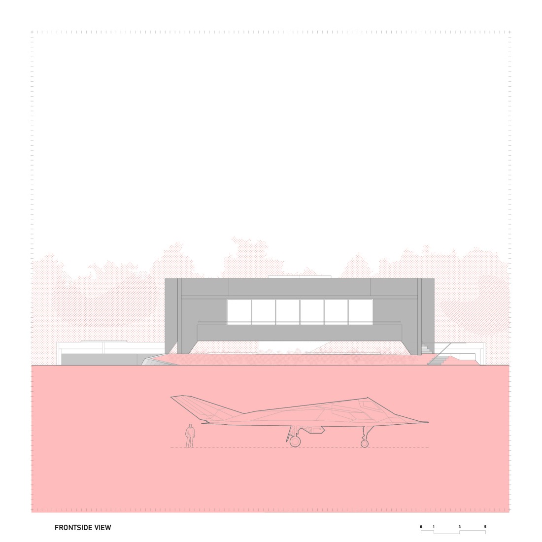 Elevation. HAVEBLUE House by Yuri Vital Arquiteto.