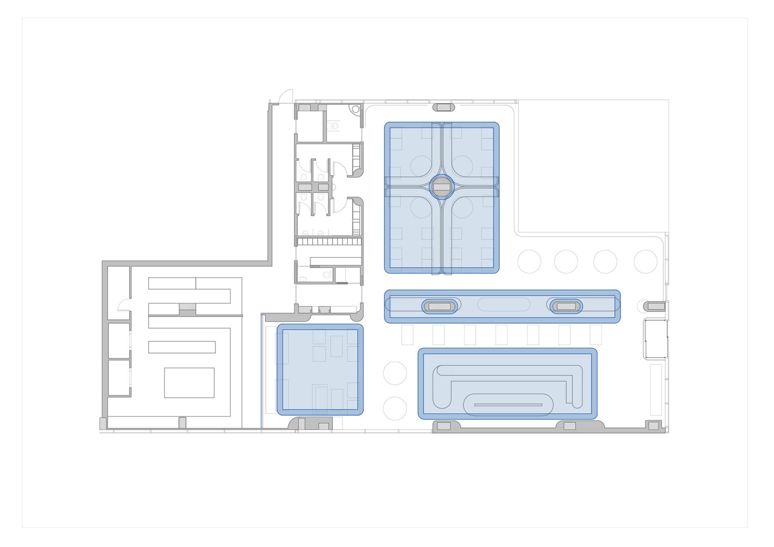 Ground floor plan. "La Maruca Azca" by Zooco Estudio.