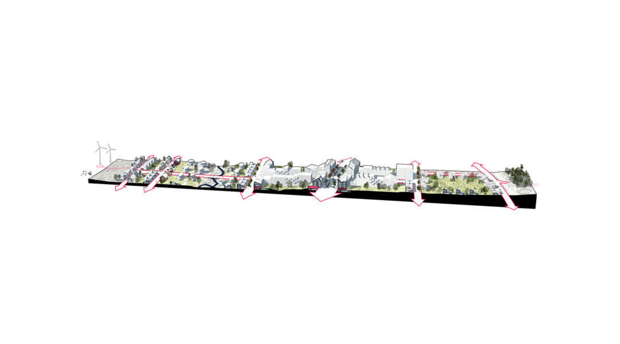 Diagrama. Visualización. Proyecto de nueva Kiruna. Imagen cortesía de White y Tegmark.