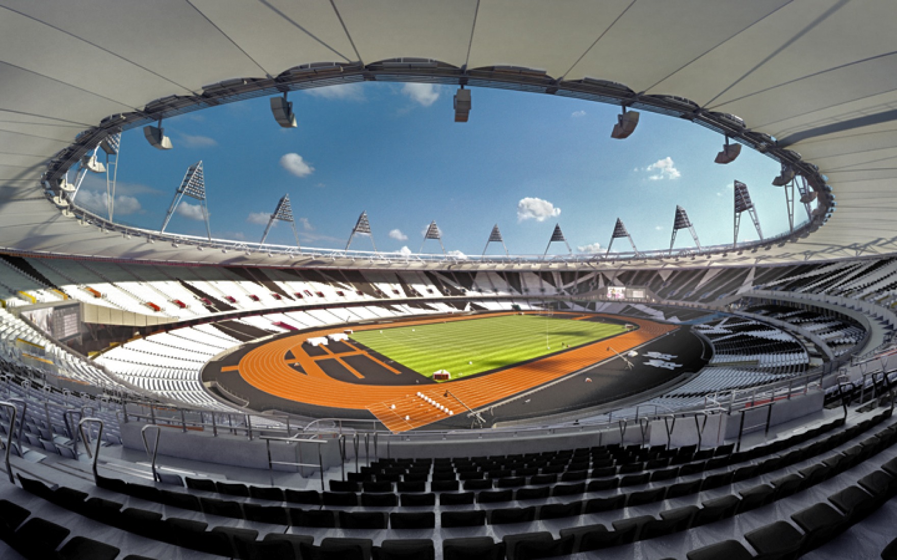 Estadio Olímpico de Londres por Populous.