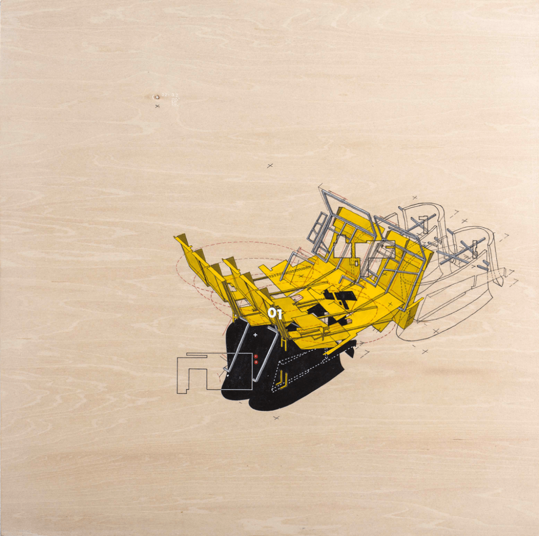 DP panel 01. Dirty Geometries + Mechanical Imperfections, Bryan Cantley. Imagen © Bryan Cantley. Fotografía © Matt Gush.