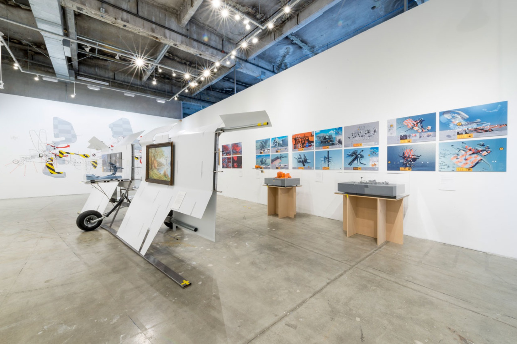 Vista de la exposición. Dirty Geometries + Mechanical Imperfections, Bryan Cantley. Fotografía © Joshua White.