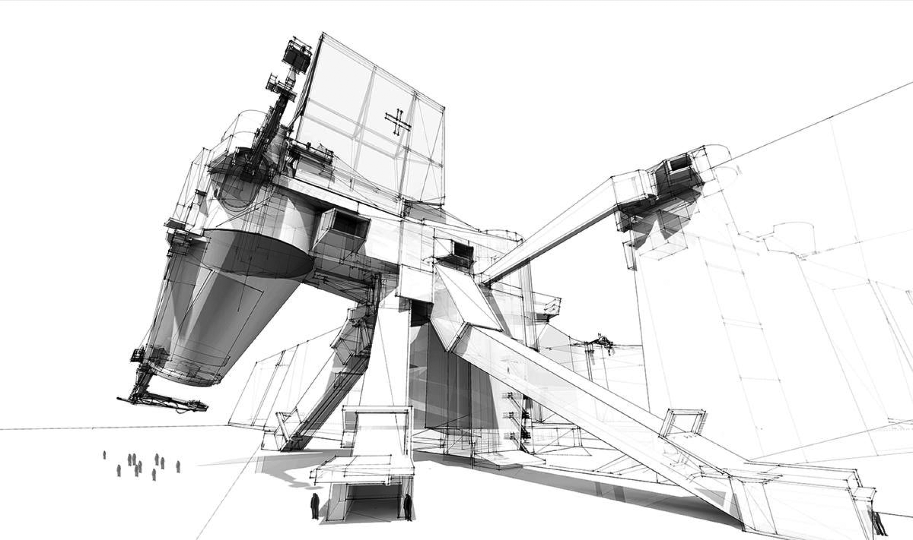 CSUF Sentinel. Dirty Geometries + Mechanical Imperfections, Bryan Cantley. Imagen © Bryan Cantley.