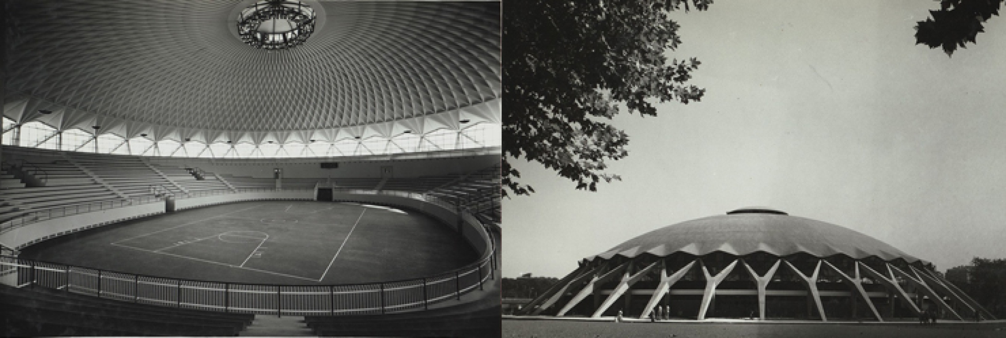 Pier Luigi Nervi, Palazzo dello Sport (Rome - EUR). Courtesy of the MAXXI Foundation