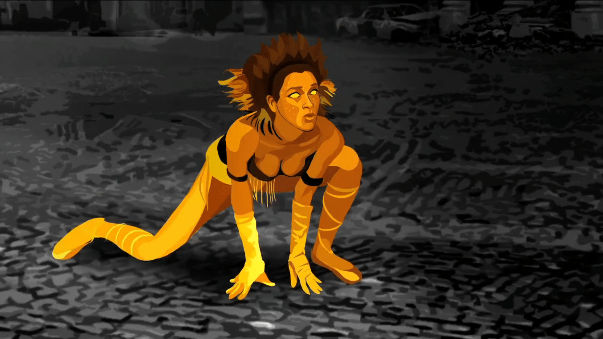 The Gold Sparrow. Corte de vídeo