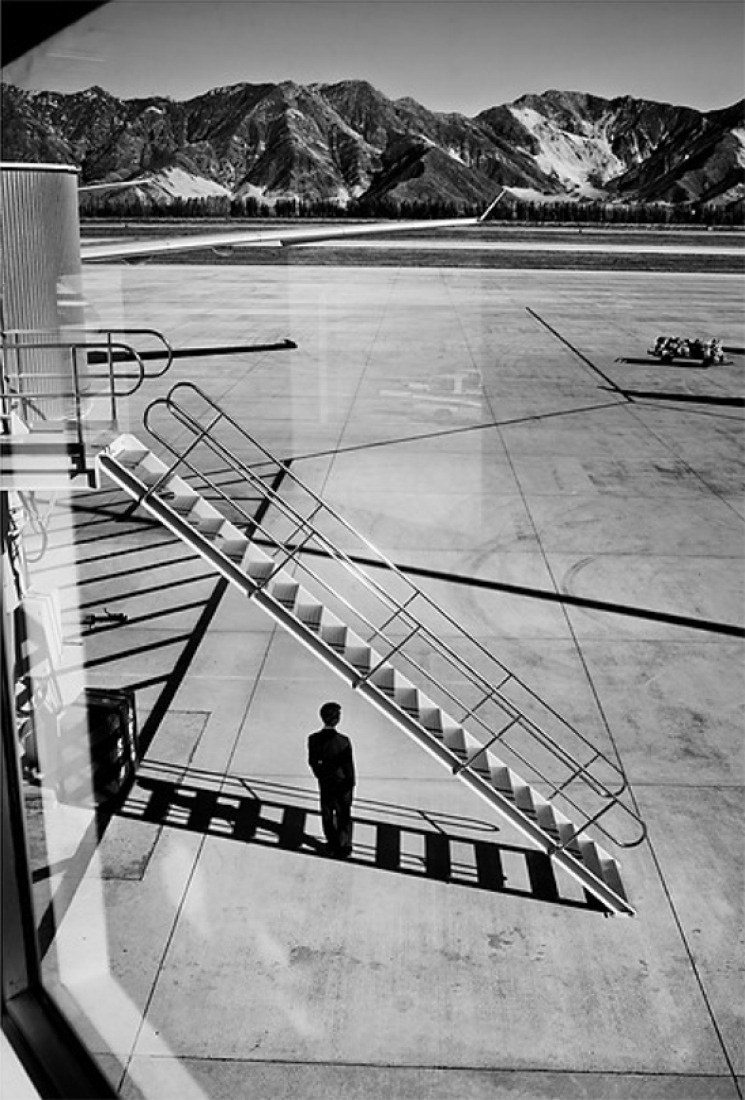 Aeropuerto de Gonghar, Lhasa, Xizang Tibet, China. 05/10/2008. Piezografía sobre papel Canson Arche, 80 x 60 cm. Ed. of 15.
