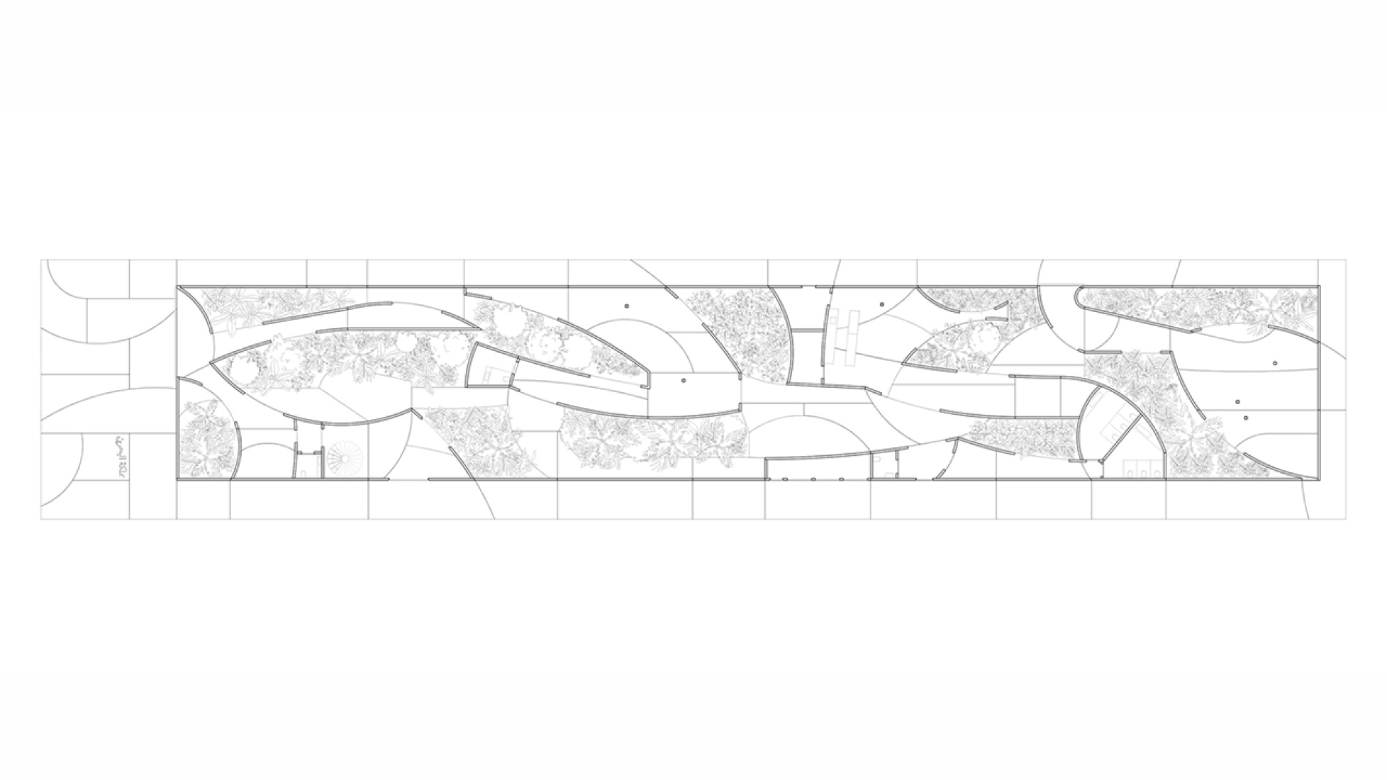 Ground floor plan. Kingdom of Bahrain Pavilion 2015 EXPO Milan by Anne Holtrop.