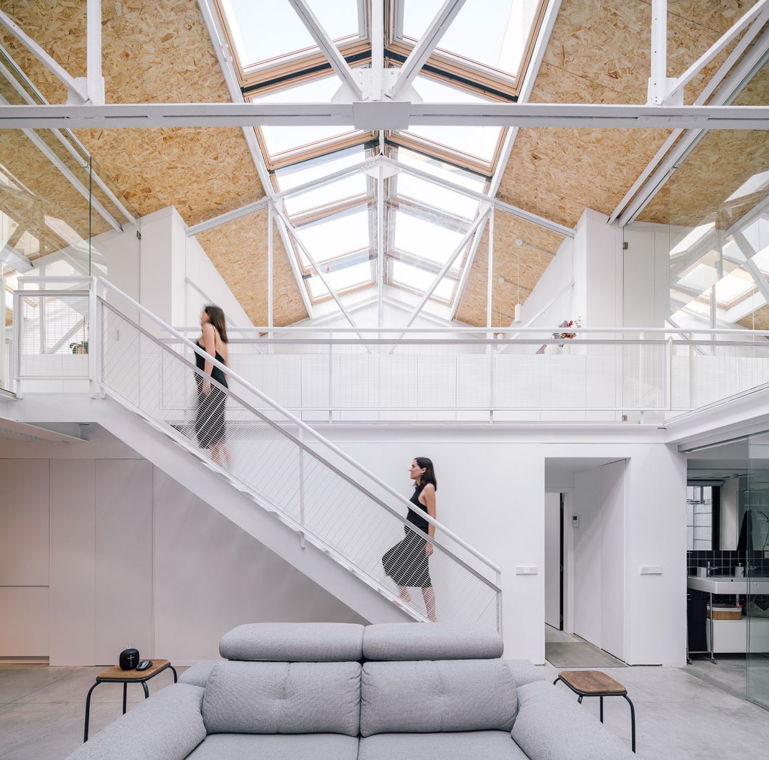 Reuse of an industrial space by Ruizesquiroz Arquitectos. Photograph by Imagen Subliminal.