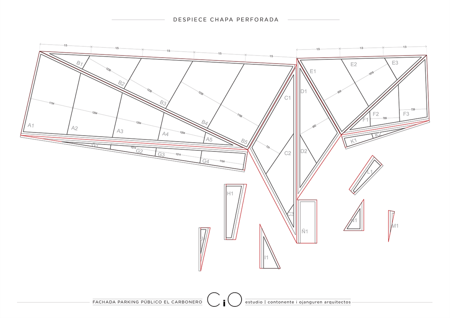 Public parking El Carbonero by CiO estudio. Image © courtesy of CiO estudio.