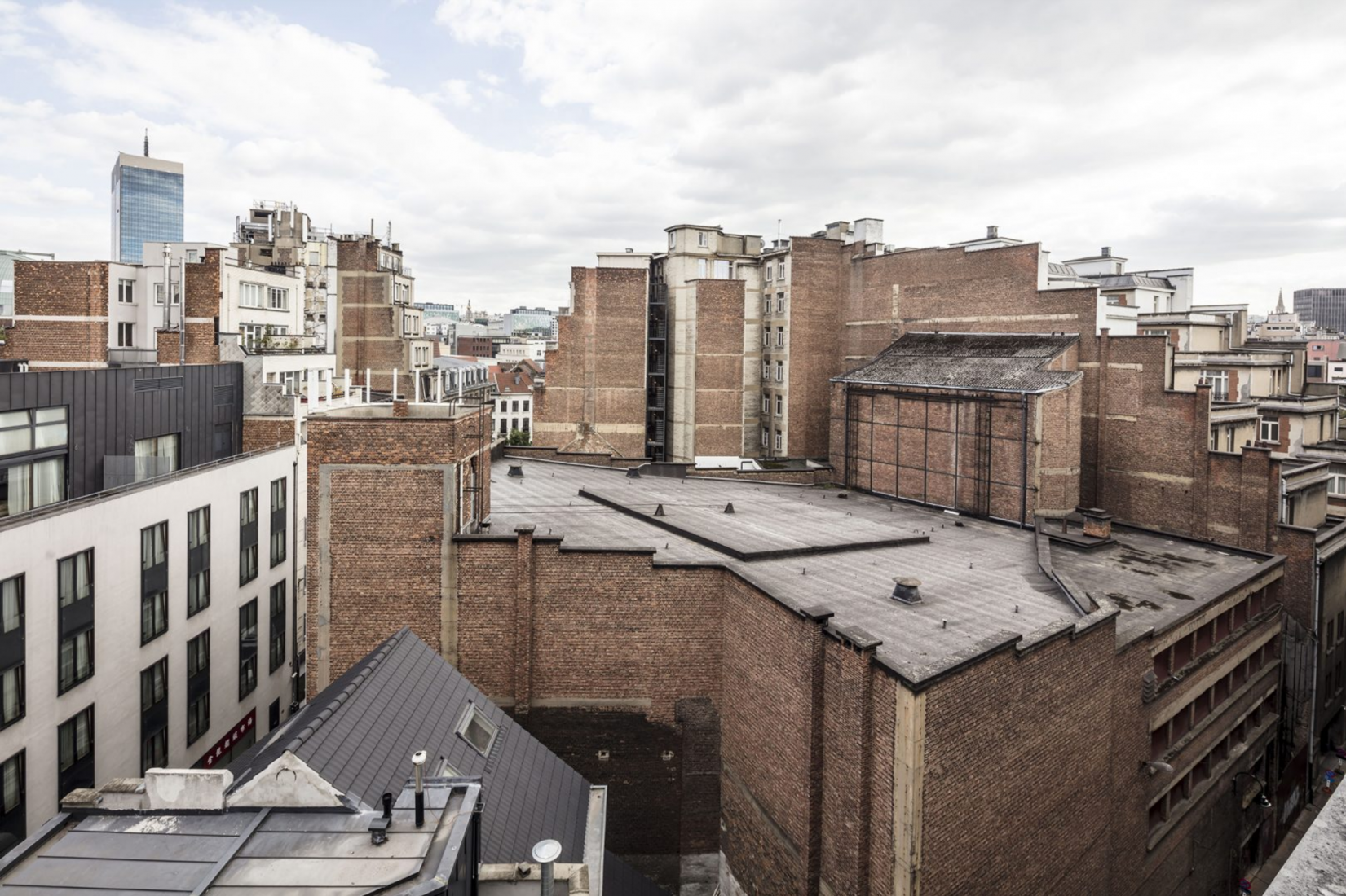 Now, outside view. Renovation of  Ancien Théâtre des Variétés by Flores & Prats and Ouest Architecture. Photograph by Adrià Goula