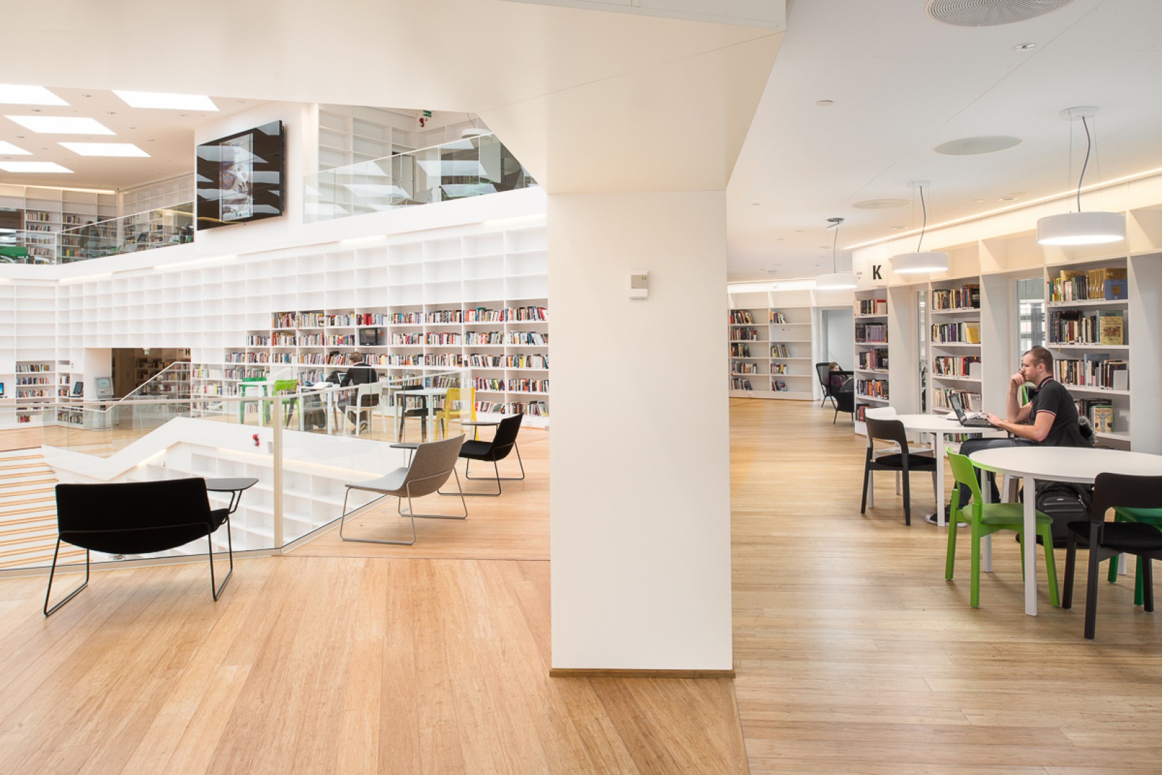 Dalarna University Library by ADEPT. Photography © Barabild.
