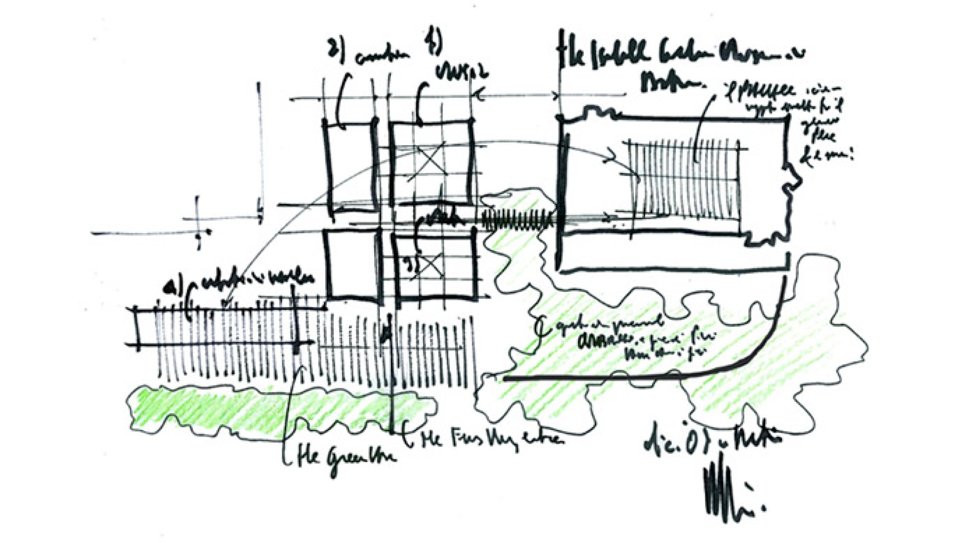 Site Plan of the Isabella Stewart Gardner Museum, Boston. © RENZO PIANO BUILDING WORKSHOP, 2010.